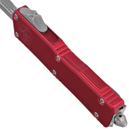 Microtech Scarab II Gen III Executive D/E OTF Knife Merlot Aluminum, Apocalyptic M390MK by Tony Marfione (1175-10APMR)