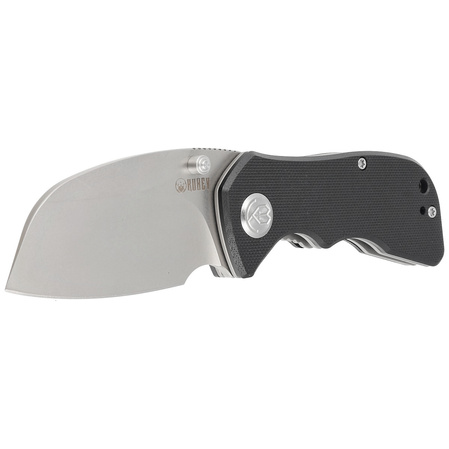 Nóż składany Kubey Karaji Black G10, Bead Blasted D2 (KU180A)