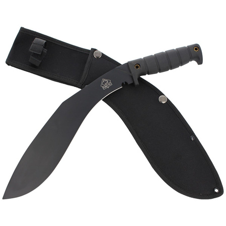 Puma TEC Kukri Machete, Black Rubber, Black 420 (311331)