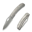 Nóż składany WeKnife Inmate Gray Titanium, Stonewashed CPM 20CV by Jerad Neeve (WE23096B-1)