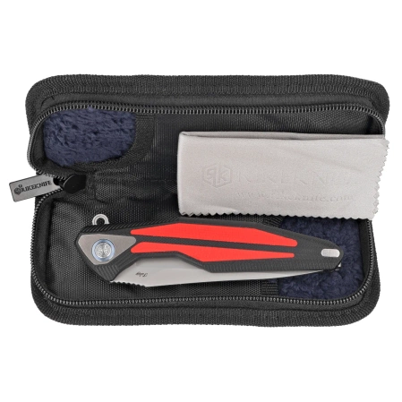 RikeKnife Tulay Black/Red G10, Matted 154CM (RK-Tulay-BR)