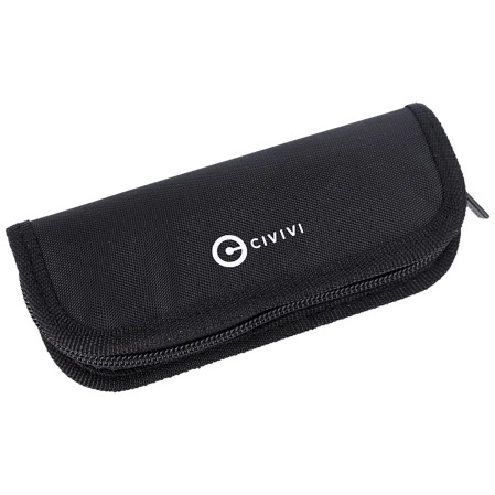 Civivi Caetus Knife Twill Carbon Fiber, Black Hand Rubbed Damascus (C21025C-DS1)