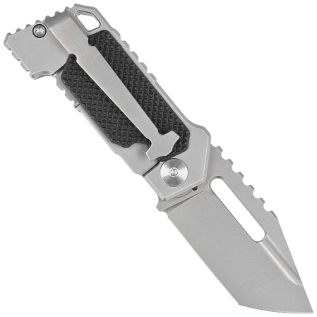 Nóż składany Midgards Messer The Utgard Nano Gray Stainless Steel/Black G10, Bead Blasted CPM D2 by Janosch Jensen (MM011)