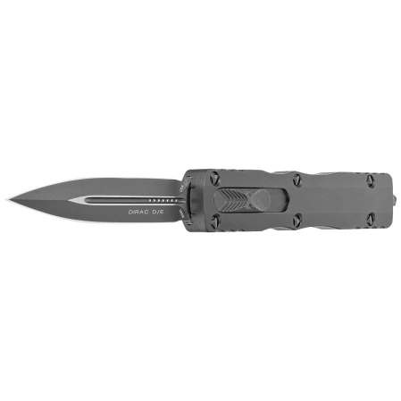 Microtech Dirac D/E OTF Knife Black Aluminum, Tactical by Tony Marfione (225-1T)