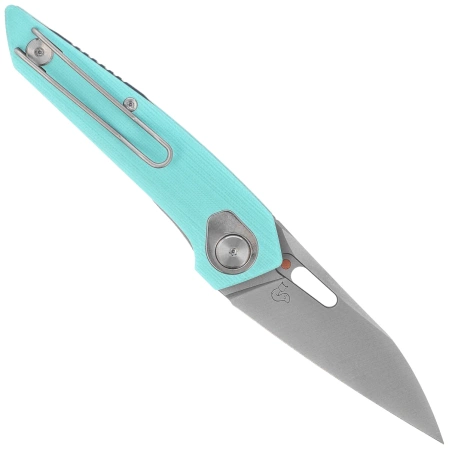 Nóż składany Bestech VK-Void Aqua G10, Satin / Bead Blasted Stonewashed MagnaCut by Vulpex Knives (BG63B)