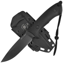 Spartan Harsey Linden Knife Black GRN, Black DLC Elmax by William W. Harsey (SBEU2BKKYBK)