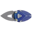 Nóż składany Rike Knife RK Cicada-BG Blue / Gold Titanium, Bead Blasted M390