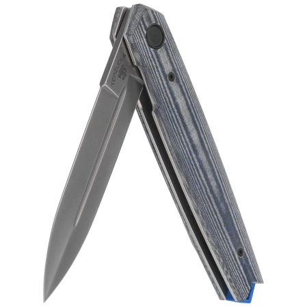 Nóż składany Fox Pacifico Denim Micarta, Stonewashed MagnaCut by Bob Terzuola (FX-ATC-OG02 MD)