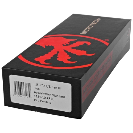 Nóż automatyczny Microtech LUDT Gen III T/E Blue Aluminium, Apocalyptic M390MK by Tony Marfione (1136-10APBL)