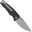 Medford Smooth Criminal Auto Black Aluminum, Green HW/Clip, Tumbled S45VN by Greg Medford (MKA0394TQ-42AB-T4C4-Q4)