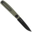 Real Steel Knives Gslip Compact Green G10, Black VG-10 by Ostap Hel (7866)