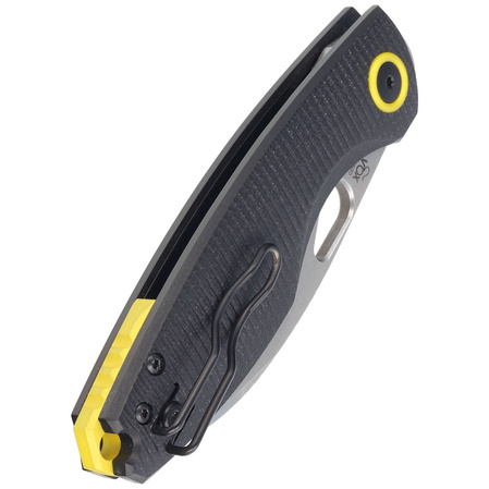 Nóż składany FOX Chilin Black G10, Stonewashed N690Co by Jesper Voxnæs (FX-530 G10B)