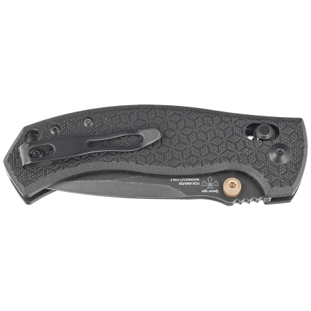 Fox Anzu Black G10, Black PVD MagnaCut by Les George Knife (FX-560 G10B)