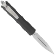 Microtech Dirac Delta D/E OTF Knife Black Aluminum, Stonewashed F/S by Tony Marfione (227-12)