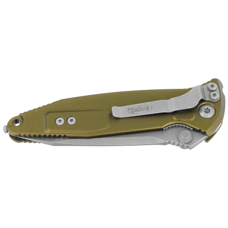 Microtech Socom Elite T/E-M Knife OD Green Aluminum, Apocalyptic M390MK by Tony Marfione (161-10APOD)