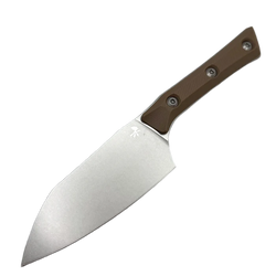 Nóż kuchenny Microtech Santoku 4.2'' Coyote Tan G10, Stonewashed MK390 (3300-10CE)