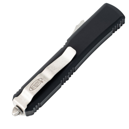 Nóż automatyczny OTF Microtech Ultratech D/E Black Aluminium, Apocalyptic F/S M390 by Tony Marfione (122-12AP)