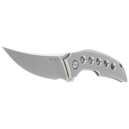 Nóż składany Reate Velocity Gray Titanium, Satin Elmax by Tashi Bharucha