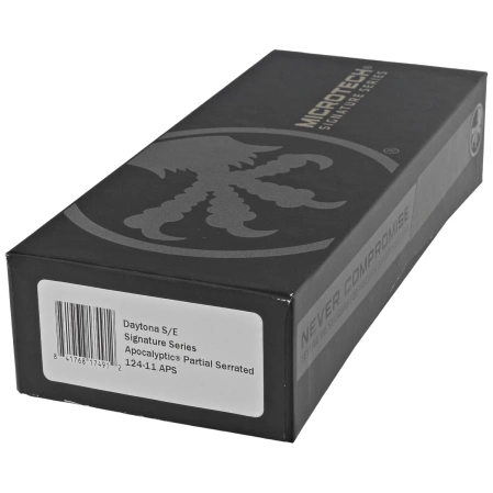 Nóż automatyczny OTF Microtech Daytona S/E Signature Black Aluminium, Apocalyptic P/S M390 by Tony Marfione (124-11APS)