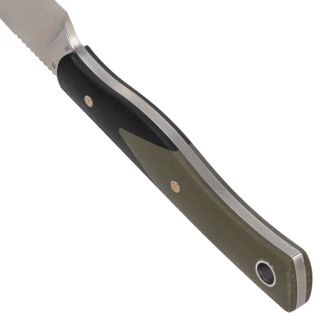 Bestech Heidi Blacksmith #1 Knife Black / Green G10, Satin D2 by Heidi (BFK01A)