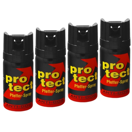 4x Gaz pieprzowy KKS ProTect Set 40ml, Cone (4x01440-C)