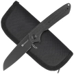 Sencut Kyril Black Micarta, Black Stonewashed 9Cr18MoV by Ferrum Forge Knife Works (S22001-3)