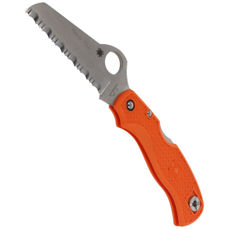 Nóż składany Spyderco Rescue 79mm FRN Orange (C45SOR)