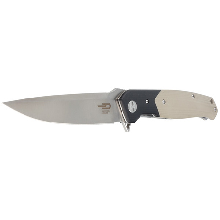 Bestech Knife Swordfish Black / Beige G10, Satin D2 (BG03B)