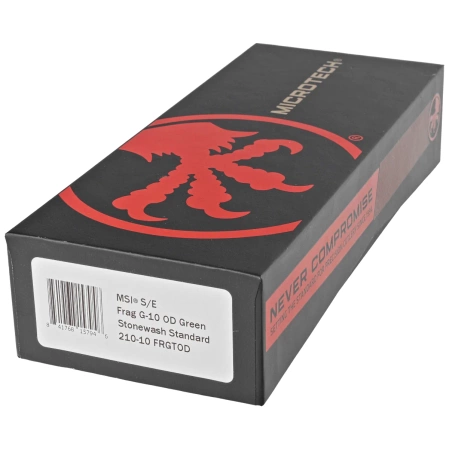 Microtech MSI S/E Ram-Lok OD Green Frag G10, Stonewashed M390MK by Tony Marfione (210-10FRGTOD)