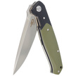 Bestech Knife Swordfish Black / Green G10, Satin D2 (BG03A)
