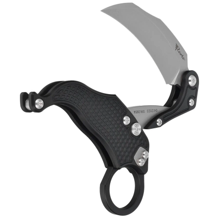 Nóż grawitacyjny Reate EXO-K Gravity Karambit Black Aluminium, Stonewashed N690