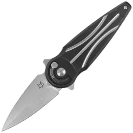 Fox Saturn Black Titanium, Satin M390 by Denis Simonutti knife (FX-551 TI)
