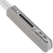 Maserin 410 Silver Grey Titanium, Satin Elmax by Bruno Bruna Knife (410/T)