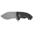 Kubey Timberwolf KU208D Knife Black G10, Stonewashed 14C28N