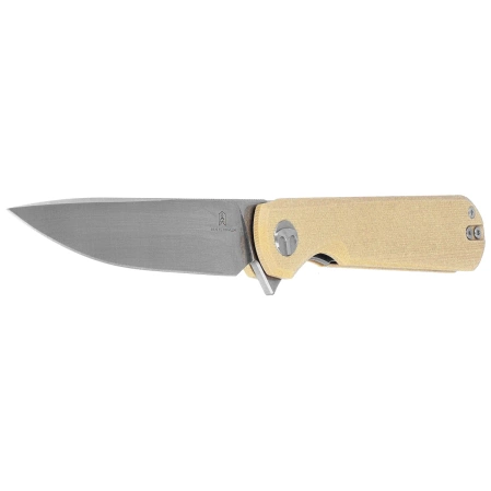 Nóż składany Bestechman Flick Khaki G10, Satin/Stonewashed D2 by Ostap Hel (BMK13C)