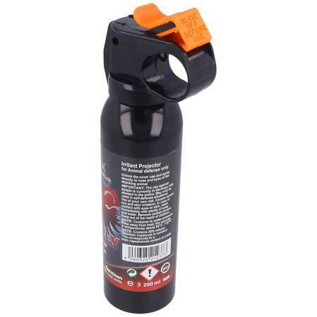 KKS Vesk Grizzly Gel Pepper Spray 4mln SHU, 20.0% OC 200ml (20200-H)