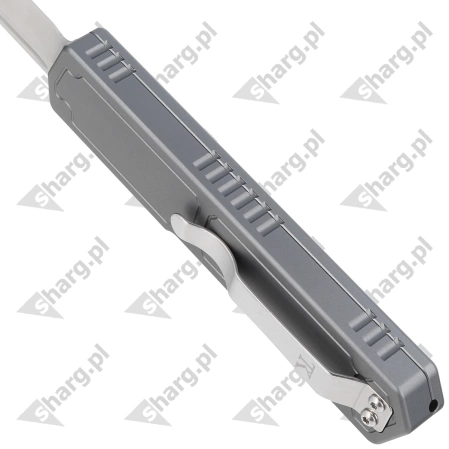 TacKnives TAKCOM Vigor V2 Carbon Fiber / Grey Aluminum, Satin CPM 154CM OTF automatic knife