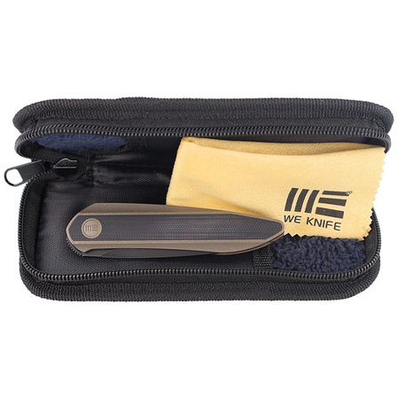 Nóż składany WE Knife Black Void Opus Bronze Titanium / Black G10, Black Stonewashed CPM 20CV by Justin Lundquist (2010C)