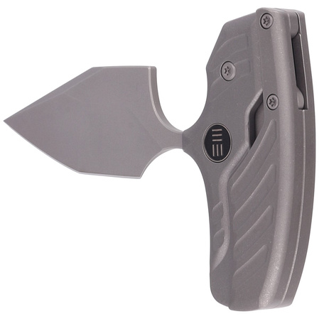 Nóż WE Knife Typhoeus Gray Titanium, Gray Stonewashed CPM 20CV (WE21036B-2)