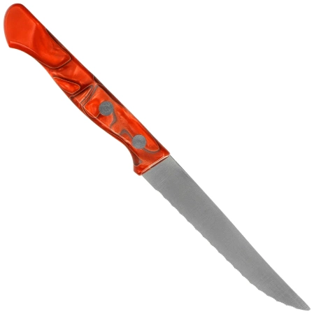 Nóż kuchenny MAM Universal 100 Red Metakrilat, Serrated Stainless Steel (4311)