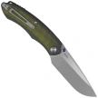 Remette Wild Species GC103 Knife Green G10, Fine Hand Grinding 14C28N