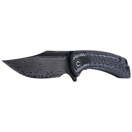 CIVIVI Dogma White G10/Carbon Fiber, Damascus (C2014DS-1)