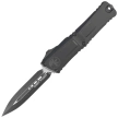 Microtech Combat Troodon Gen III D/E OTF Knife Black Aluminum, Tactical M390MK by Tony Marfione (1142-1T)
