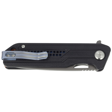 Bestech Circuit Black G10, Gray Titanized K110 knife (BG35A-2)