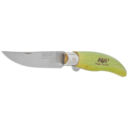 Nóż składany MAM Iberica S z blokadą, Green Beech Wood, Steel HD (2011-GR)