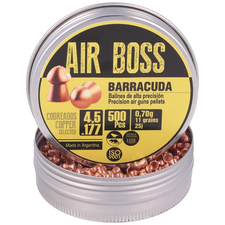 Śrut Apolo Air Boss Barracuda Copper 4.5 mm, 500 szt. 070.g/ 11.0gr (30002)