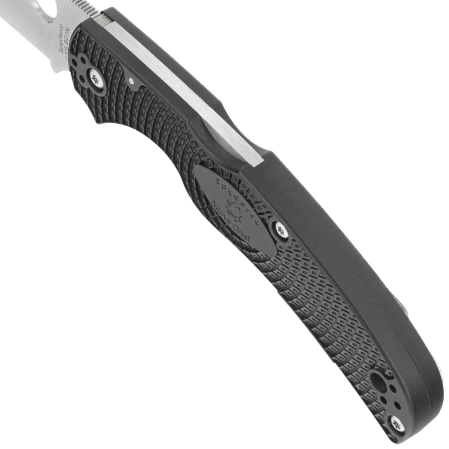 Nóż składany Spyderco Native Chief Black FRN, Satin CTS BD1N by Sal, Eric Glesser (C244PBK)