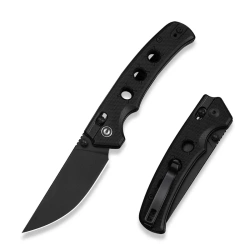 Civivi Noctis Knife Black G10, Black Stonewashed Nitro-V (C24020C-1)