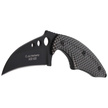 Nóż na szyję Herbertz Solingen Neck Knife Black / Grey Aluminium, Black Coating (575706)