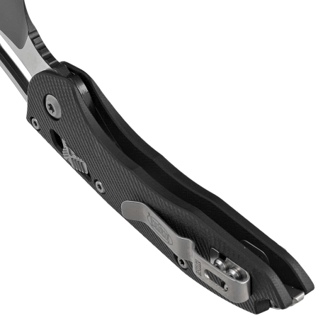 Nóż składany Microtech Stitch Ram-Lok S/E Black Fluted G10, Black P/S M390MK by Sebastijan Berenji and Tony Marfione (169RL-2FLGTBK)